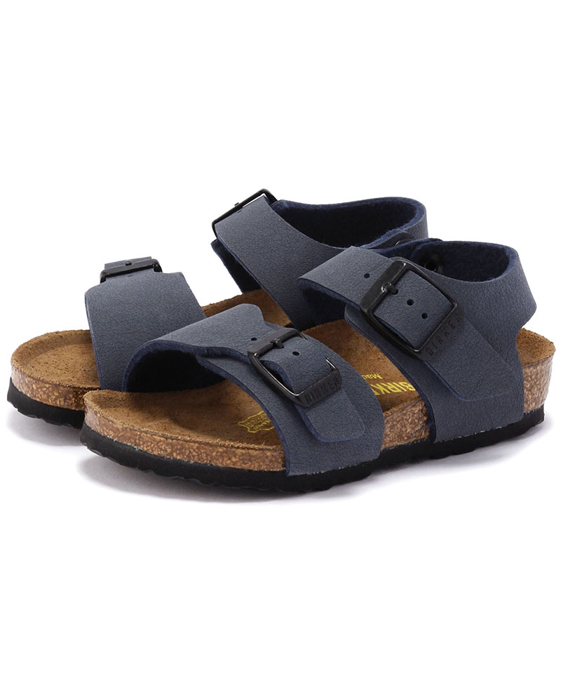 【OUTLET】【ビルケンシュトック】ニューヨーク/ネイビー ビルコフロー/サンダル キッズ