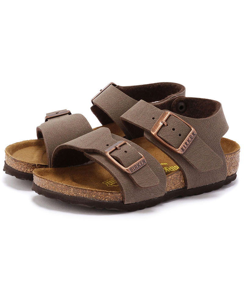 【OUTLET】【ビルケンシュトック】ニューヨーク/モカ ビルコフロー/サンダル キッズ