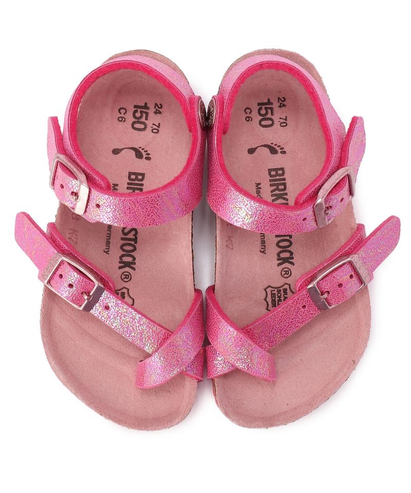 【OUTLET】【ビルケンシュトック】タオルミナ/リフレクションズラズベリー ビルコフロー/サンダル キッズ詳細画像1