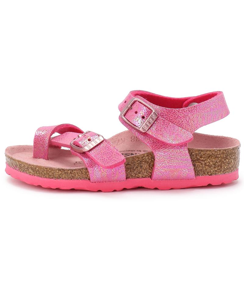 【OUTLET】【ビルケンシュトック】タオルミナ/リフレクションズラズベリー ビルコフロー/サンダル キッズ詳細画像2