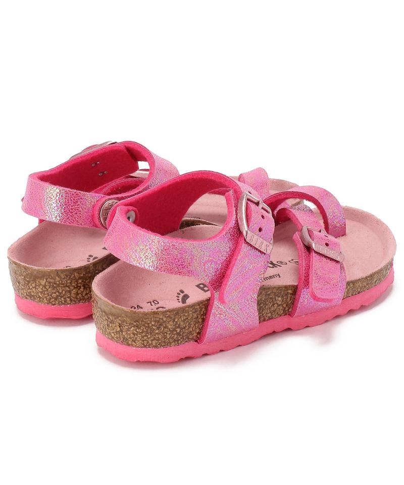 【OUTLET】【ビルケンシュトック】タオルミナ/リフレクションズラズベリー ビルコフロー/サンダル キッズ詳細画像4