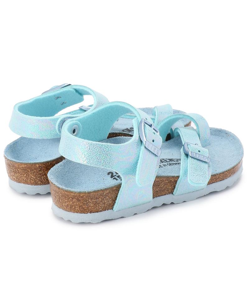 【OUTLET】【ビルケンシュトック】タオルミナ/リフレクションズブルー ビルコフロー/サンダル キッズ詳細画像4