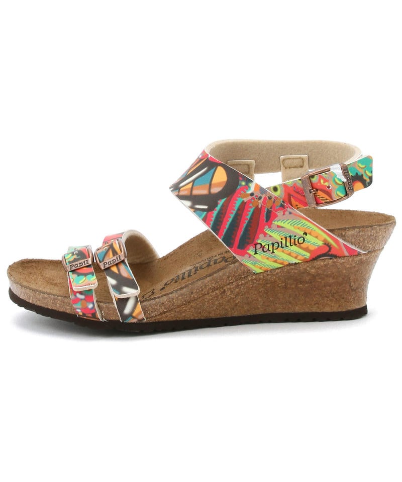 【OUTLET】【パピリオ】エレン/アフリカンワックスラスベリー ビルコフロー/サンダル レディース詳細画像2