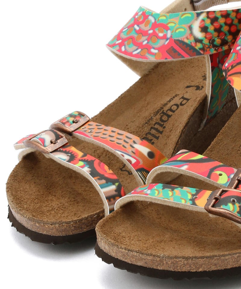 【OUTLET】【パピリオ】エレン/アフリカンワックスラスベリー ビルコフロー/サンダル レディース詳細画像5