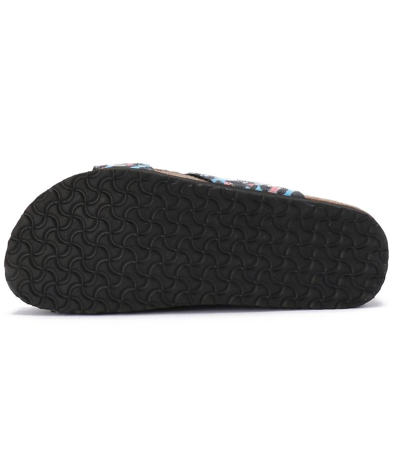 【OUTLET】【パピリオ】デイトナ プラットフォーム/レオパードブルー ビルコフロー/サンダル レディース詳細画像3