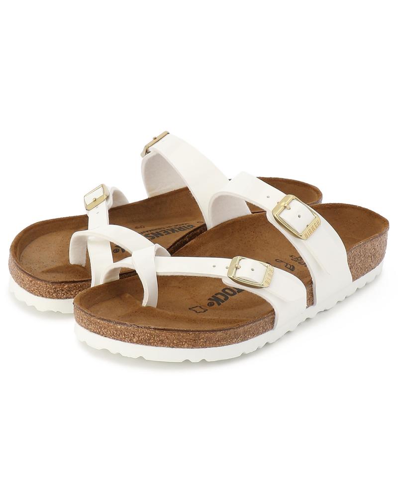 【OUTLET】【ビルケンシュトック】マヤリ/パテントホワイト ビルコフロー/サンダル レディース/MAYARI