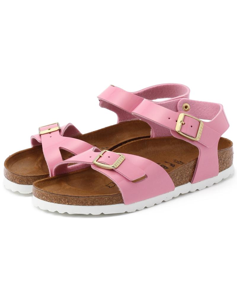 【OUTLET】【ビルケンシュトック】リオ/パテントカシミアローズ ビルコフロー/サンダル レディース