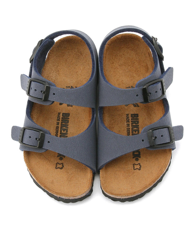 【OUTLET】【ビルケンシュトック】ローマ/ネイビー ビルコフロー ヌバック/サンダル キッズ/ROMA詳細画像1