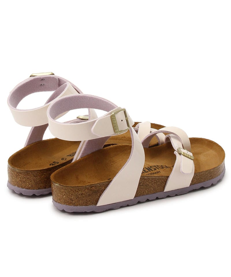 【OUTLET】【ビルケンシュトック】ヤラ/2トーンパテント クリームピンク ビルコフロー/サンダル レディース詳細画像4