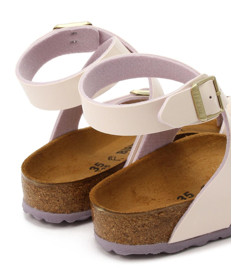 【OUTLET】【ビルケンシュトック】ヤラ/2トーンパテント クリームピンク ビルコフロー/サンダル レディース詳細画像6