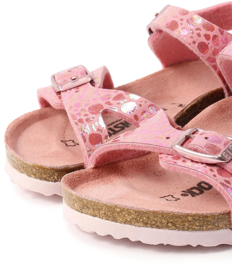 【OUTLET】リオ/メタリックストーンズ ピンク ビルコフロー/サンダル キッズ詳細画像5