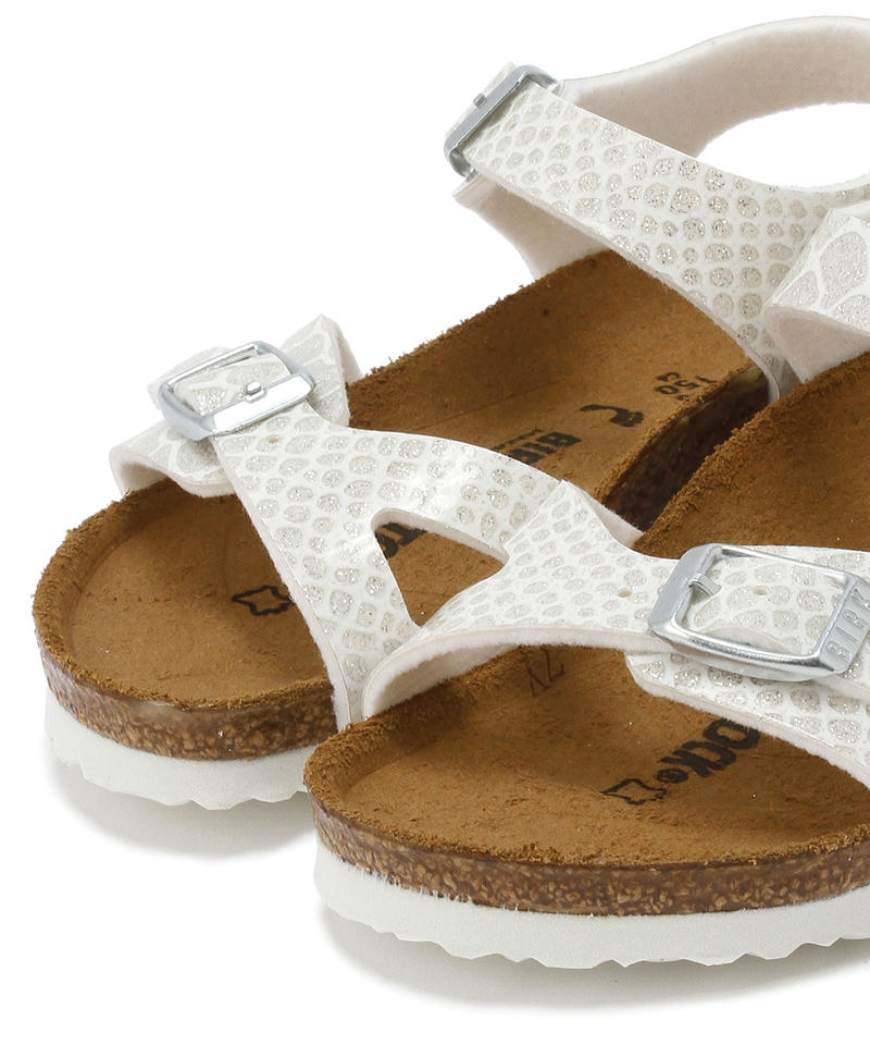 【OUTLET】【ビルケンシュトック】リオ/マジックスネークホワイト ビルコフロー/サンダル キッズ詳細画像5