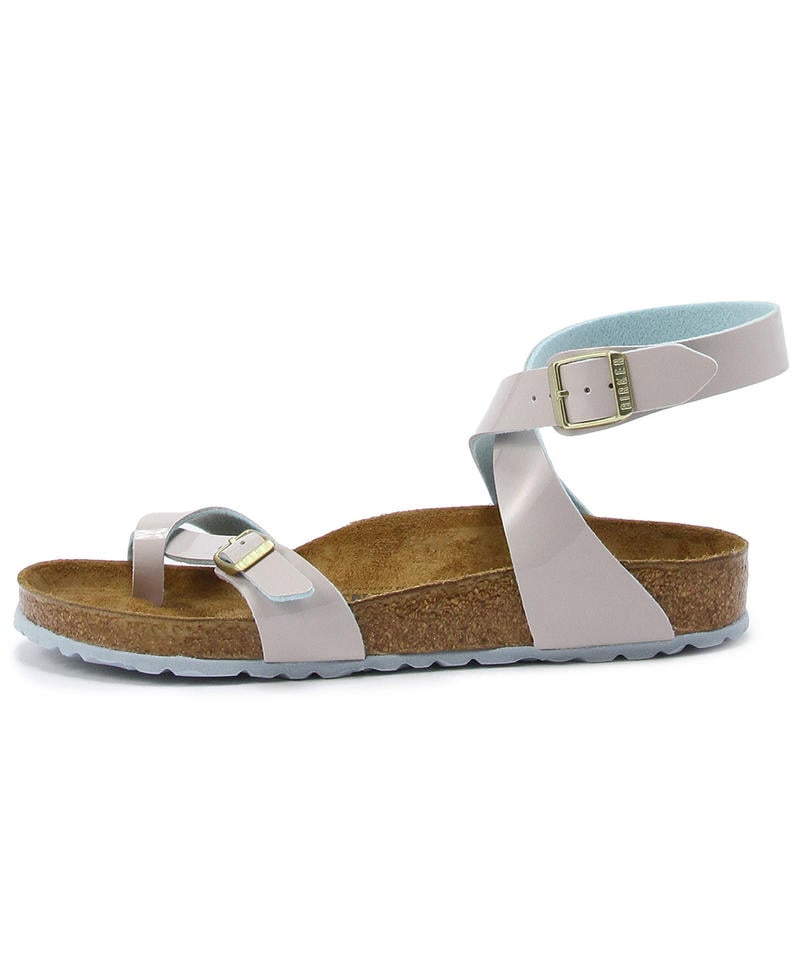 【OUTLET】【ビルケンシュトック】ヤラ/2トーンパテント ライトグレー ビルコフロー/サンダル レディース詳細画像2