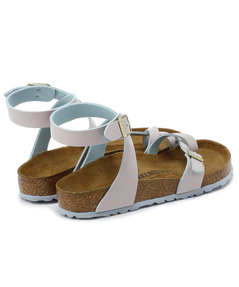 【OUTLET】【ビルケンシュトック】ヤラ/2トーンパテント ライトグレー ビルコフロー/サンダル レディース詳細画像4