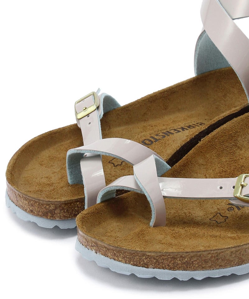 【OUTLET】【ビルケンシュトック】ヤラ/2トーンパテント ライトグレー ビルコフロー/サンダル レディース詳細画像5