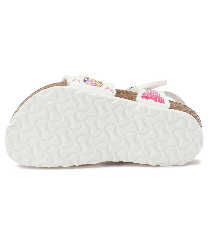【OUTLET】【ビルケンシュトック】リオ ディズニープリンセス/ホワイト ビルコフロー/サンダル キッズ詳細画像3