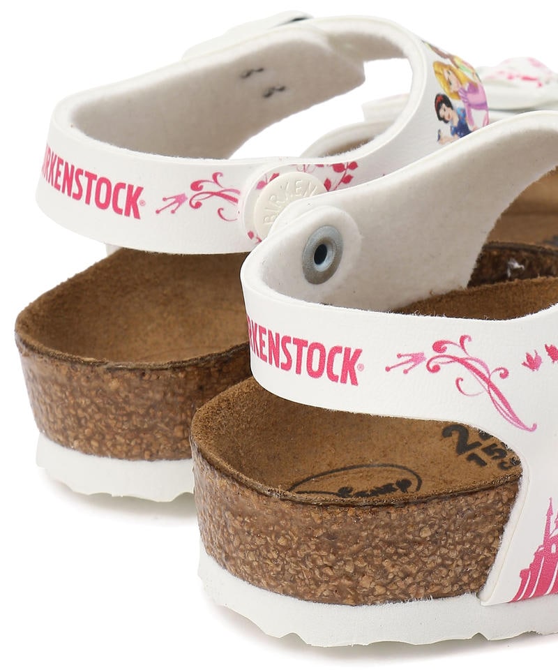 【OUTLET】【ビルケンシュトック】リオ ディズニープリンセス/ホワイト ビルコフロー/サンダル キッズ詳細画像6