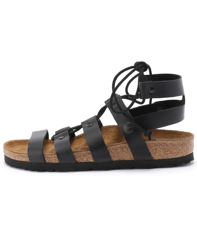 【OUTLET】【パピリオ】クレオ/ ナチュラルレザー ブラック ナチュラルレザー/サンダル レディース詳細画像2