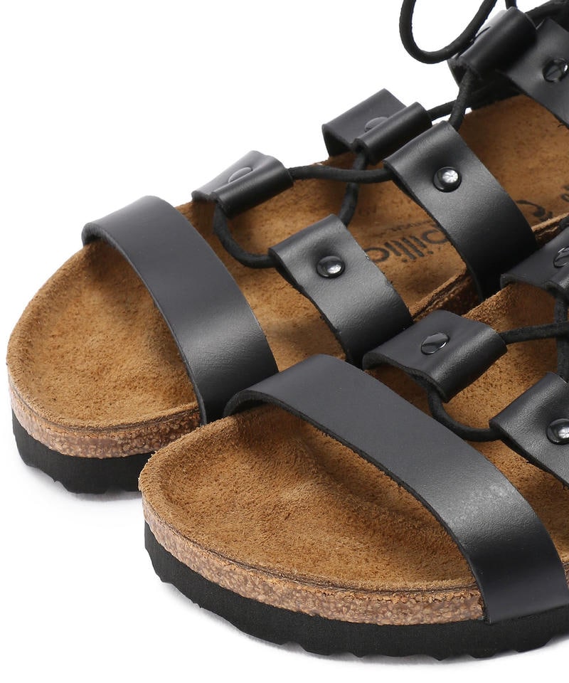 【OUTLET】【パピリオ】クレオ/ ナチュラルレザー ブラック ナチュラルレザー/サンダル レディース詳細画像5