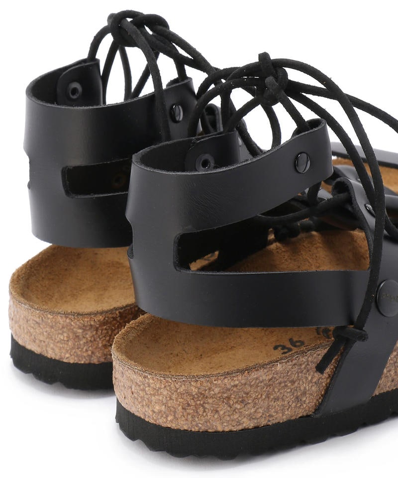 【OUTLET】【パピリオ】クレオ/ ナチュラルレザー ブラック ナチュラルレザー/サンダル レディース詳細画像6