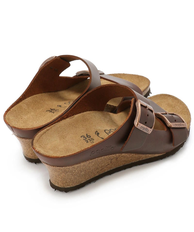 【OUTLET】【パピリオ】エミナ/コニャック ナチュラルレザー/サンダル レディース/EMINA詳細画像4