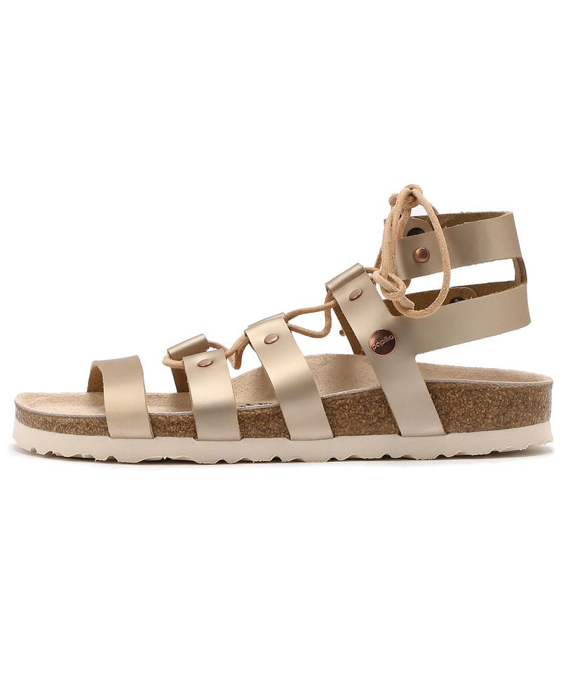 【OUTLET】【パピリオ】クレオ/フロステッド メタリックローズ ナチュラルレザー/サンダル レディース詳細画像2