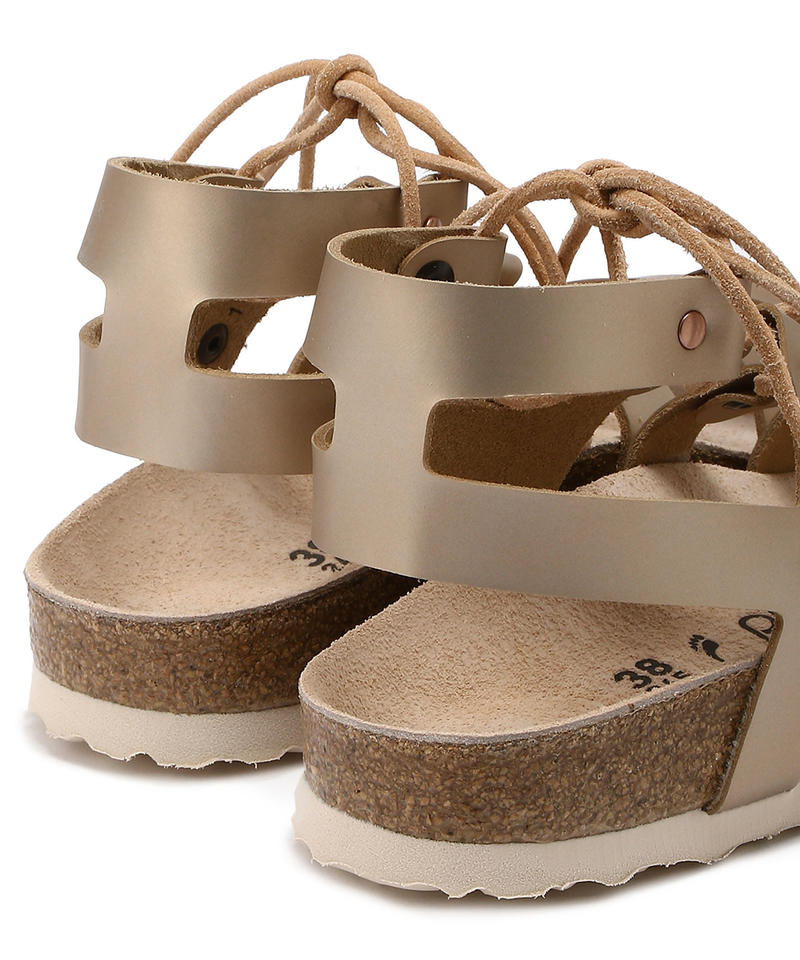 【OUTLET】【パピリオ】クレオ/フロステッド メタリックローズ ナチュラルレザー/サンダル レディース詳細画像6