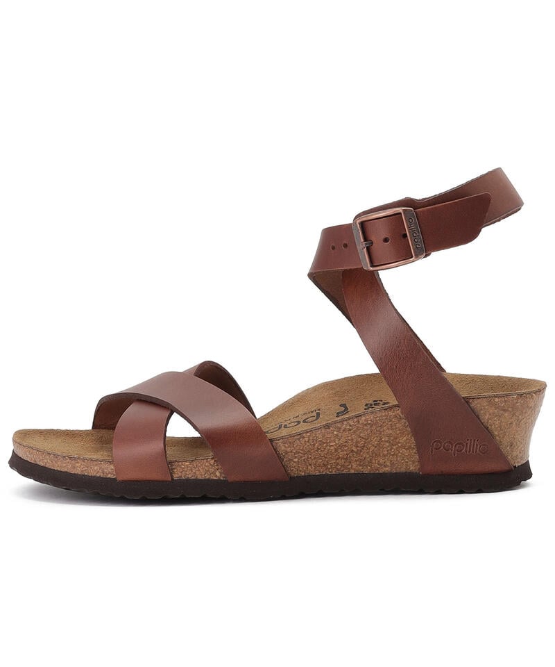 【OUTLET】【パピリオ】ローラ/コニャック ナチュラルレザー/サンダル レディース詳細画像2