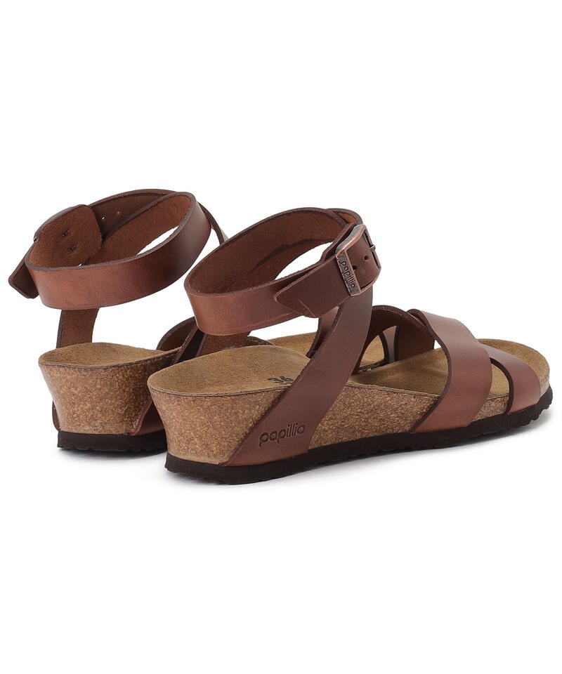 【OUTLET】【パピリオ】ローラ/コニャック ナチュラルレザー/サンダル レディース詳細画像4