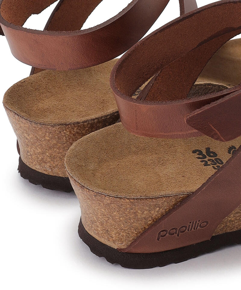 【OUTLET】【パピリオ】ローラ/コニャック ナチュラルレザー/サンダル レディース詳細画像6