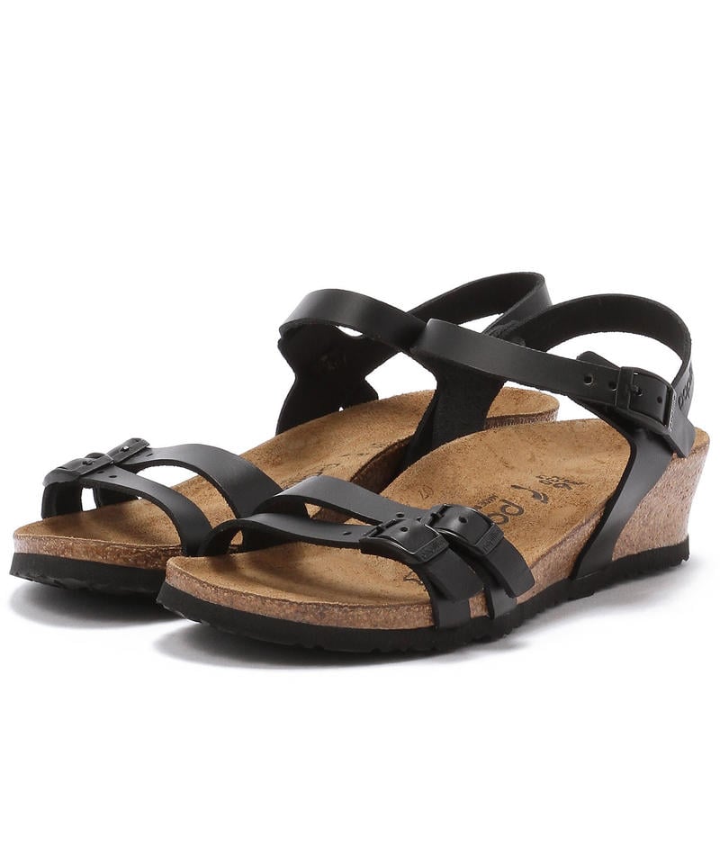 【OUTLET】【パピリオ】ラナ/ブラック ナチュラルレザー/サンダル レディース/LANA