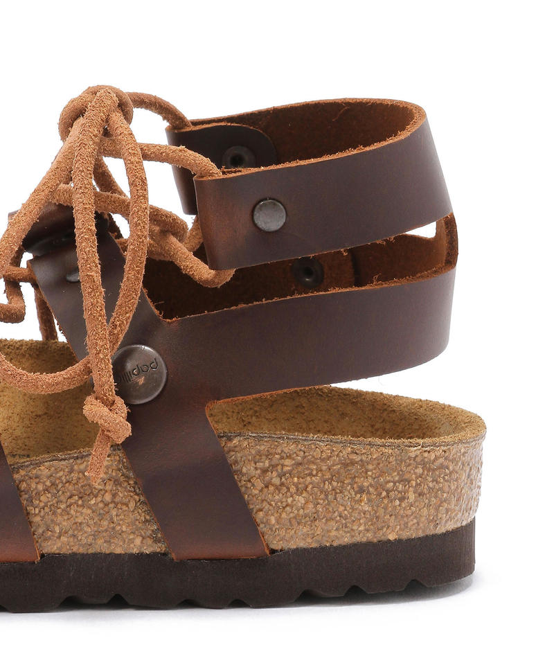 【OUTLET】【パピリオ】クレオ/コニャック ナチュラルレザー/サンダル レディース/CLEO詳細画像7