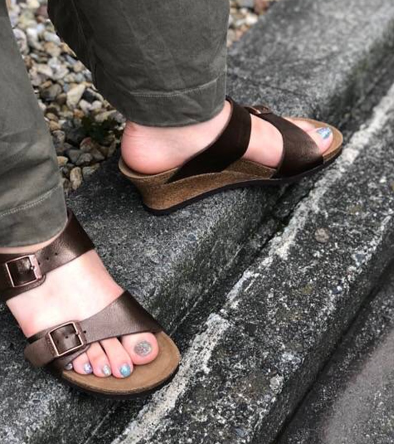 【OUTLET】【パピリオ】ドロシー/グレイスフルトフィー ビルコフロー/サンダル レディース詳細画像9