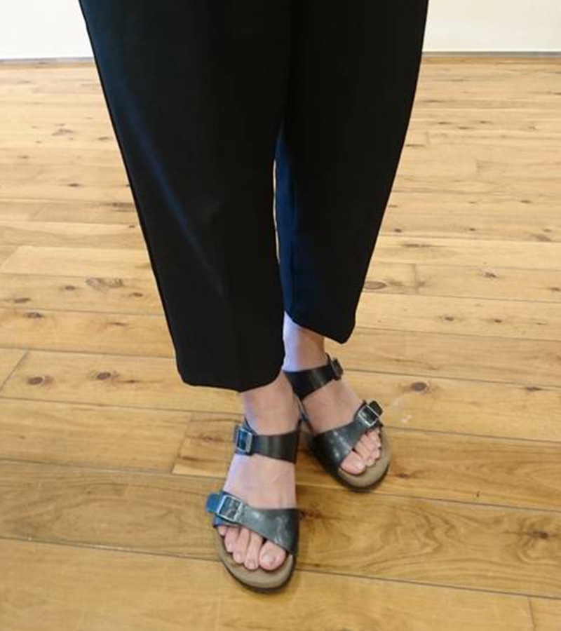 【OUTLET】【パピリオ】ドロシー/グレイスフルリコリス ビルコフロー/サンダル レディース詳細画像10