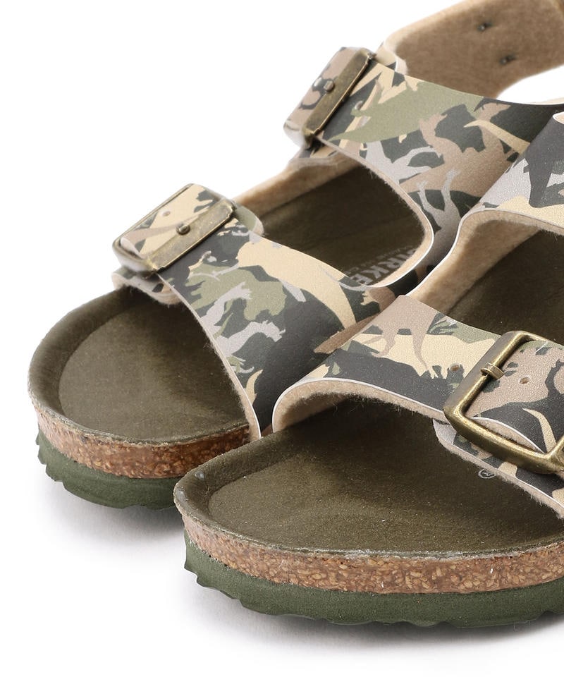 【OUTLET】【ビルケンシュトック】ミラノ/ディノカモカーキ ビルコフロー/サンダル キッズ詳細画像5