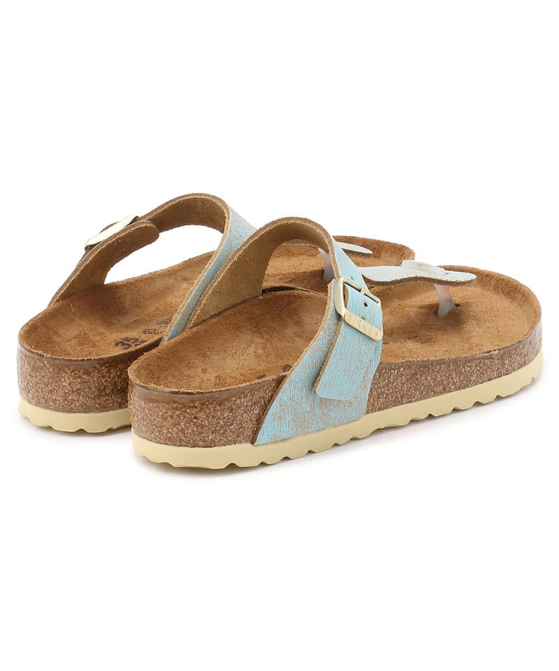 【OUTLET】【ビルケンシュトック】ギゼ/ウォッシュドメタリック アクア スエードレザー/サンダル レディース詳細画像4