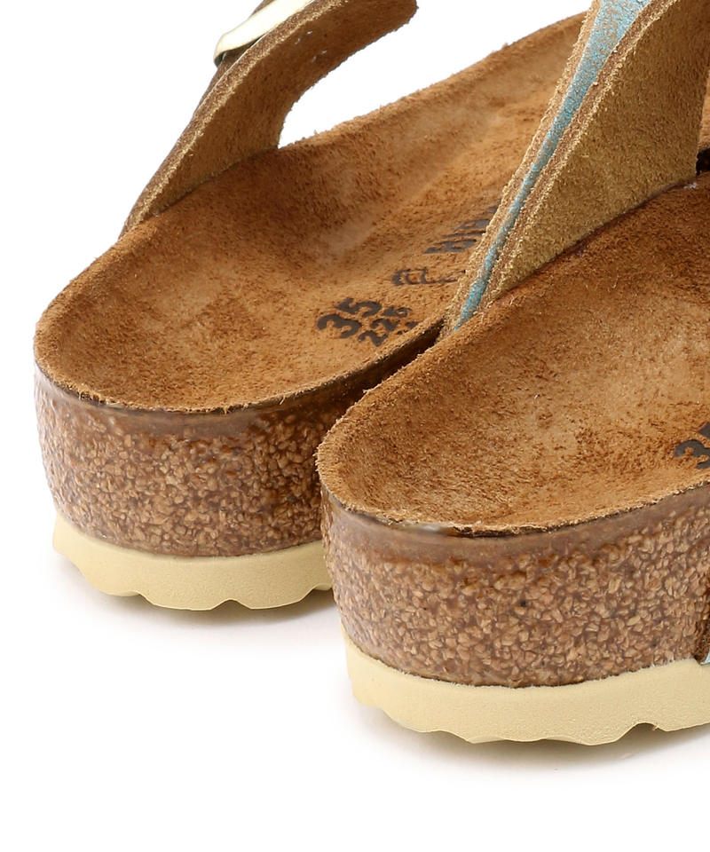 【OUTLET】【ビルケンシュトック】ギゼ/ウォッシュドメタリック アクア スエードレザー/サンダル レディース詳細画像6