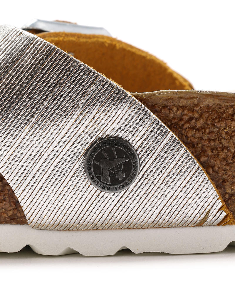 【OUTLET】【ビルケンシュトック】シエナ/メタリックカッツ レモン ヌバックレザー/サンダル レディース詳細画像7