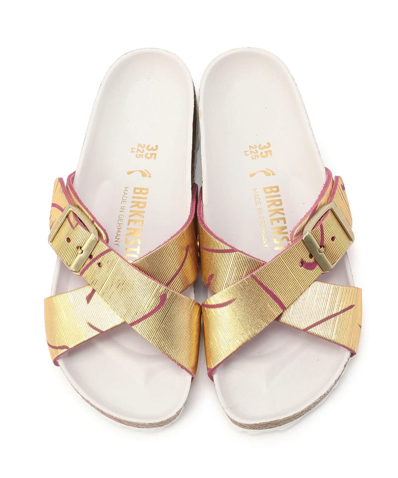 【OUTLET】【ビルケンシュトック】シエナ/メタリックカッツ マジェンダ ヌバックレザー/サンダル レディース詳細画像1