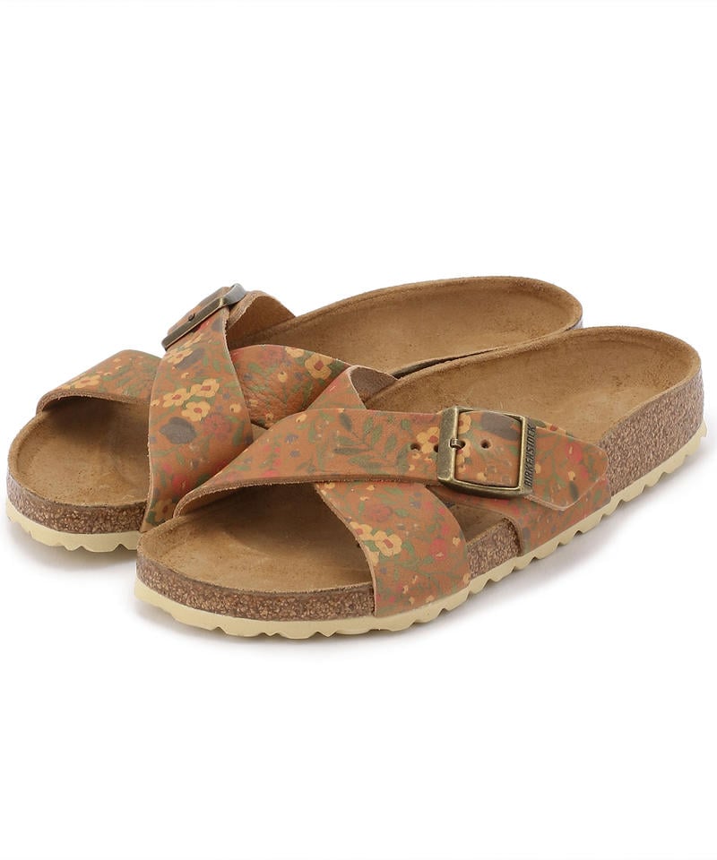 【OUTLET】【ビルケンシュトック】シエナ/ビンテージフラワー コニャック ナチュラルレザー/サンダル レディース