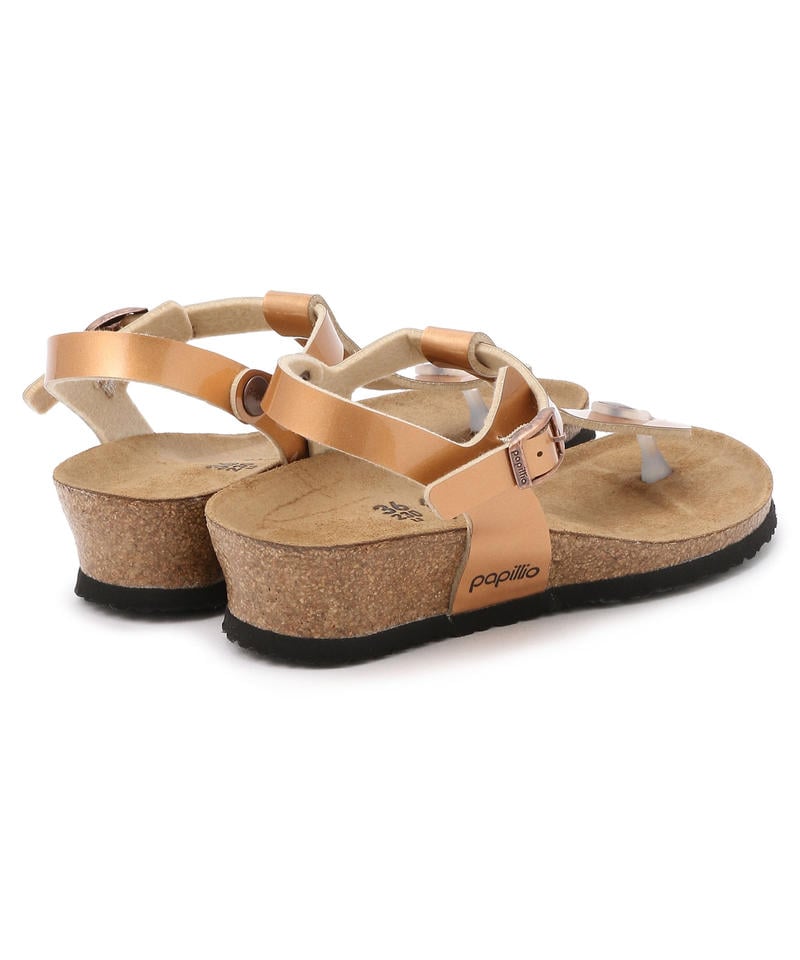 【OUTLET】【パピリオ】アシュレイ/メタリックライトカッパー ビルコフロー/サンダル レディース詳細画像4