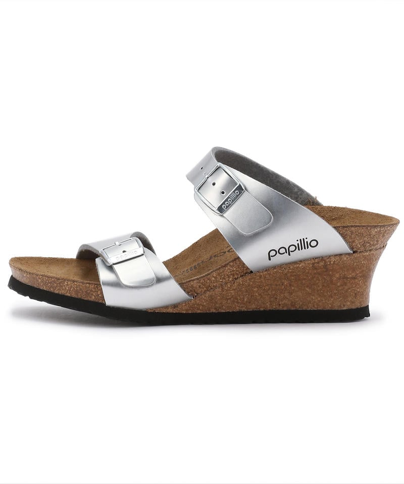 【OUTLET】【パピリオ】ドロシー/メタリックシルバー ビルコフロー/サンダル レディース詳細画像2