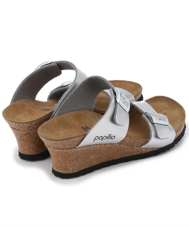 【OUTLET】【パピリオ】ドロシー/メタリックシルバー ビルコフロー/サンダル レディース詳細画像4