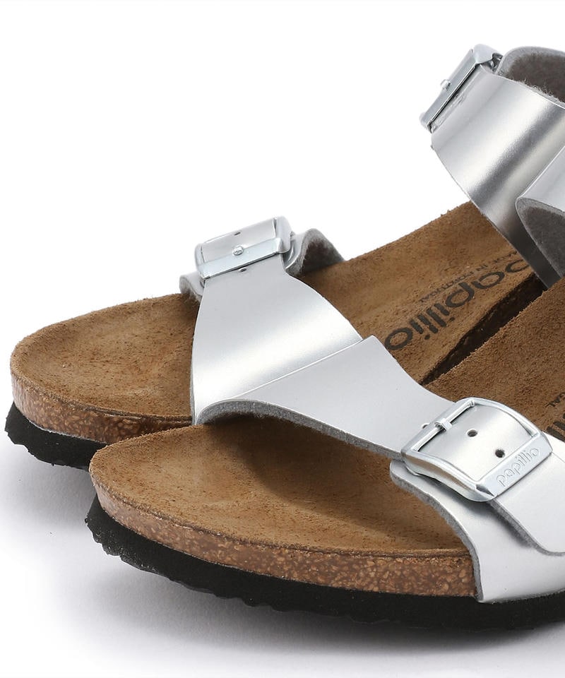 【OUTLET】【パピリオ】ドロシー/メタリックシルバー ビルコフロー/サンダル レディース詳細画像5