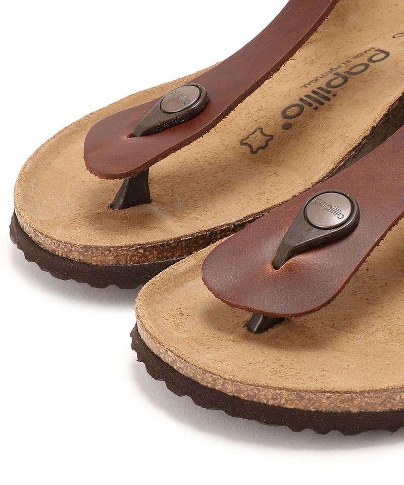 【OUTLET】【パピリオ】アシュレイ/コニャック ナチュラルレザー/サンダル レディース詳細画像5