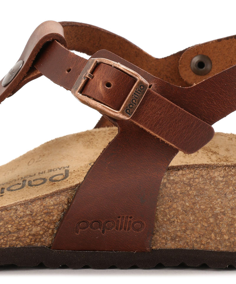 【OUTLET】【パピリオ】アシュレイ/コニャック ナチュラルレザー/サンダル レディース詳細画像8