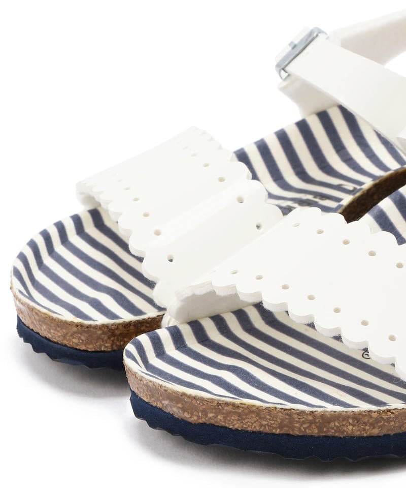 【OUTLET】【ビルケンシュトック】リサ/ノーティカル ストライプホワイト ビルコフロー/サンダル キッズ詳細画像5