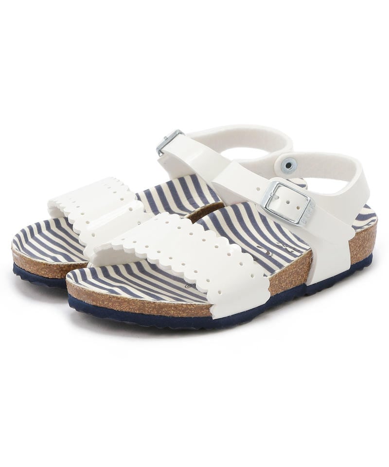 【OUTLET】【ビルケンシュトック】リサ/ノーティカル ストライプホワイト ビルコフロー/サンダル キッズ