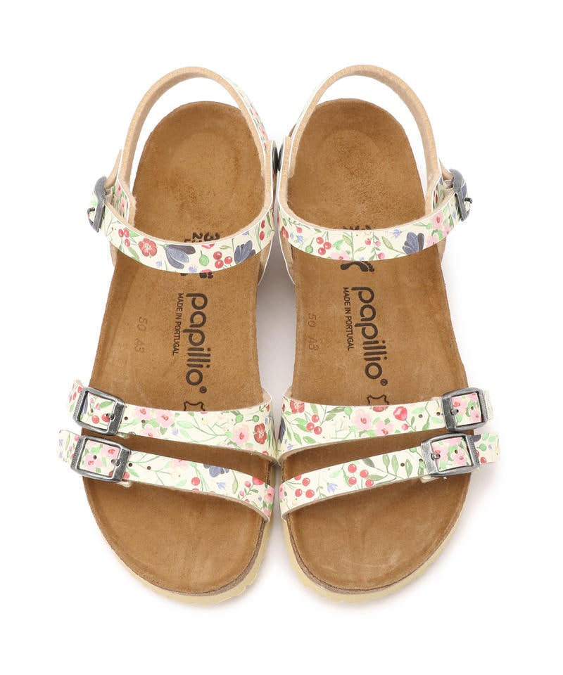 【OUTLET】【パピリオ】ラナ/メドゥフラワーズベージュ ビルコフロー/サンダル レディース詳細画像1