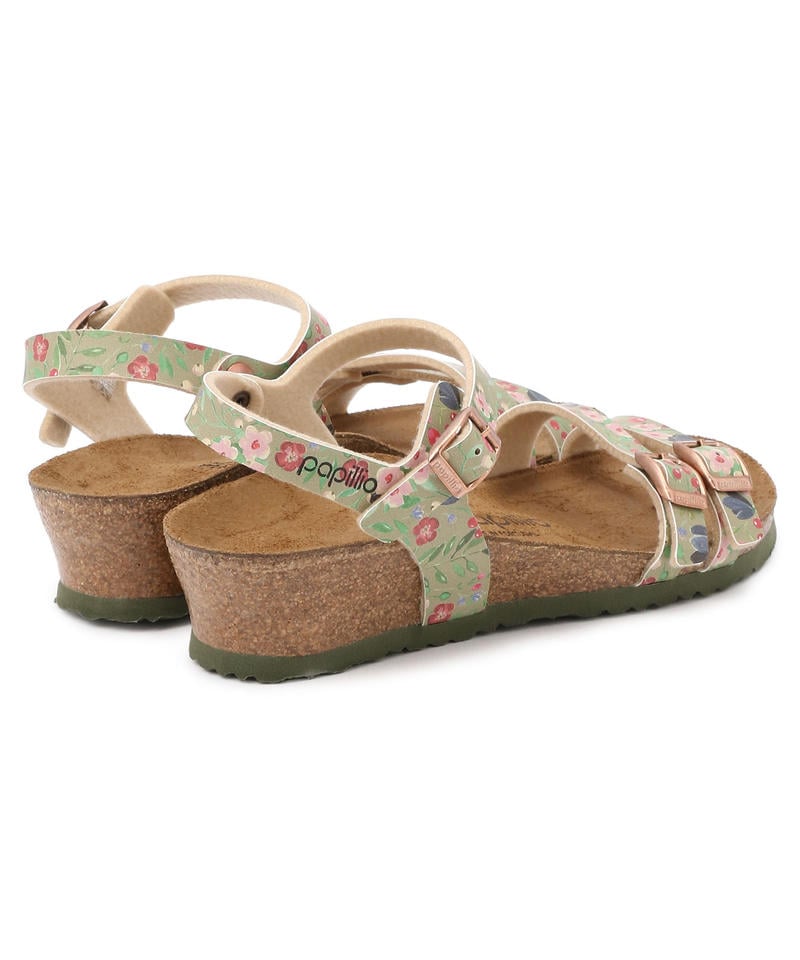 【OUTLET】【パピリオ】ラナ/メドゥフラワーズカーキ ビルコフロー/サンダル レディース詳細画像4